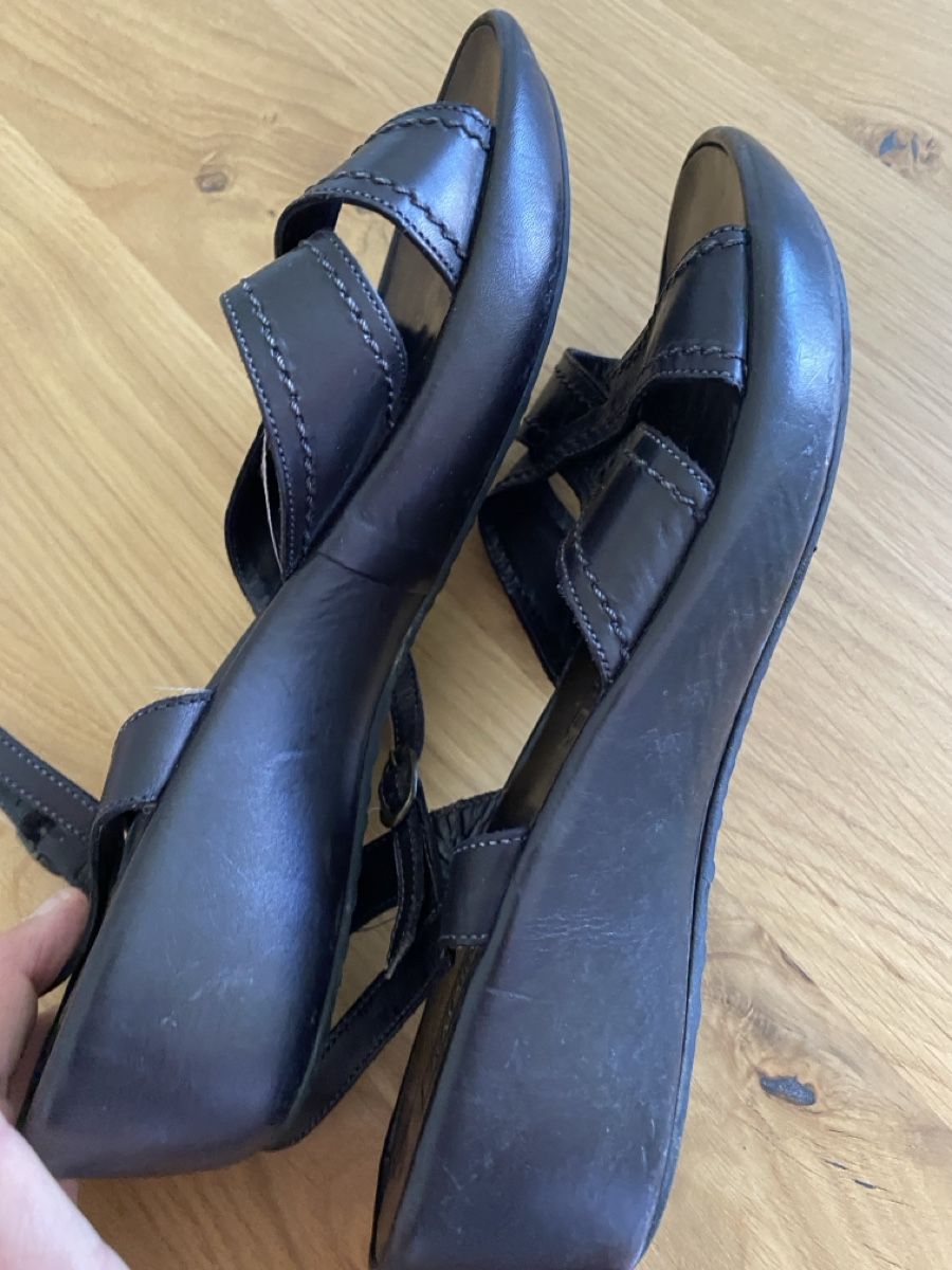 Scarpe da donna: Sandalen Naviboot Grösse 38, schwarz – Nuovo (secondo la descrizione) da Hünibach venduto da nadalila 2