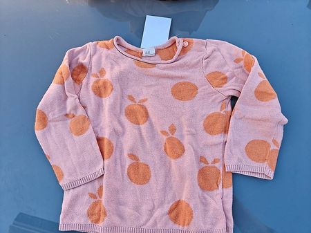 Dünner Strickpulli Gr 86
