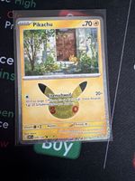 Pokémon Karte Pikachu 039/128 Jubiläums Edition Holo