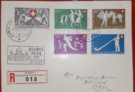 Pro Patria 1951 Satzbrief