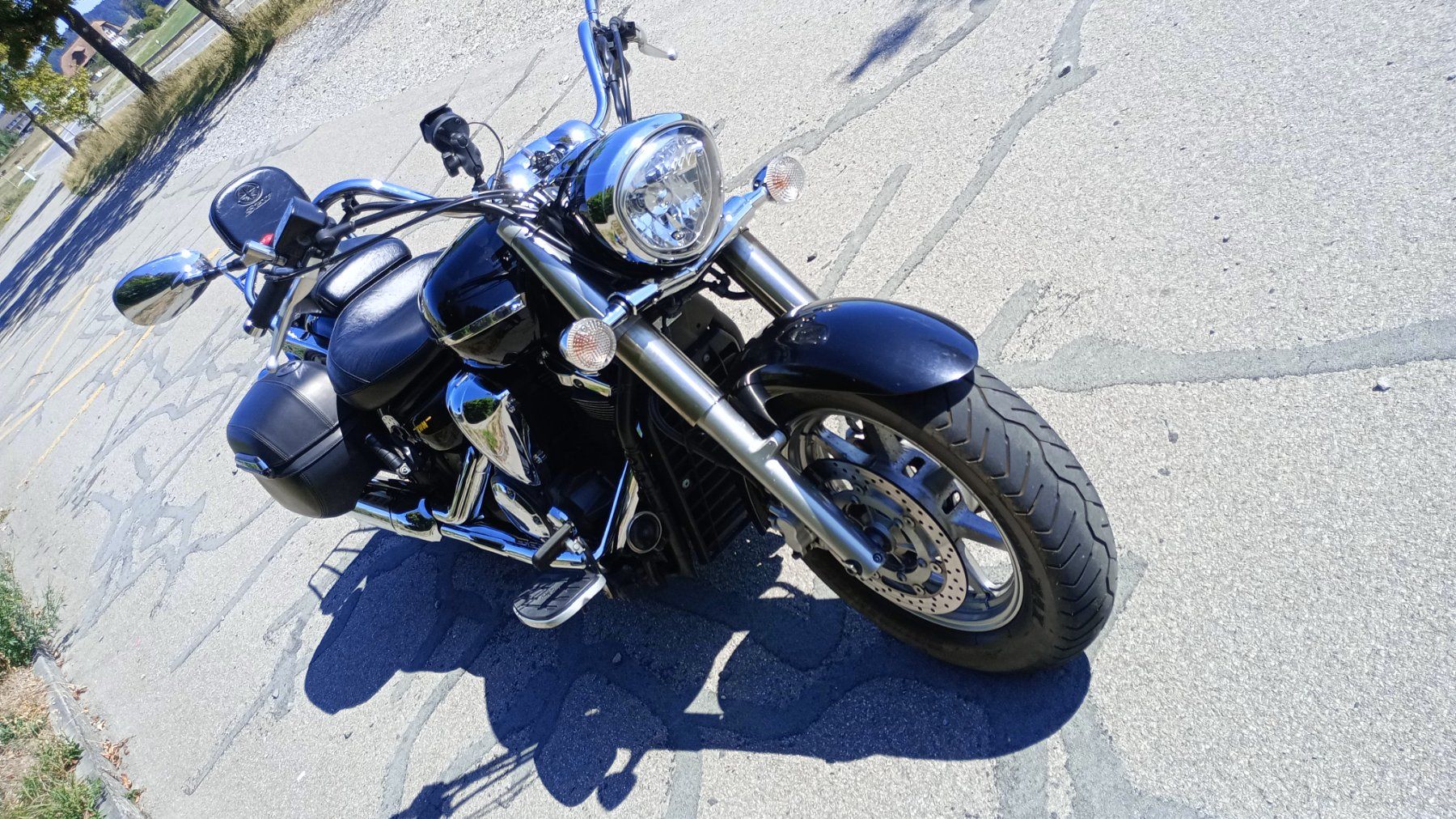 Yamaha Chopper: Yamaha XVS W1300A Midtnight Star – Usato da Schalunen venduto da leinad03