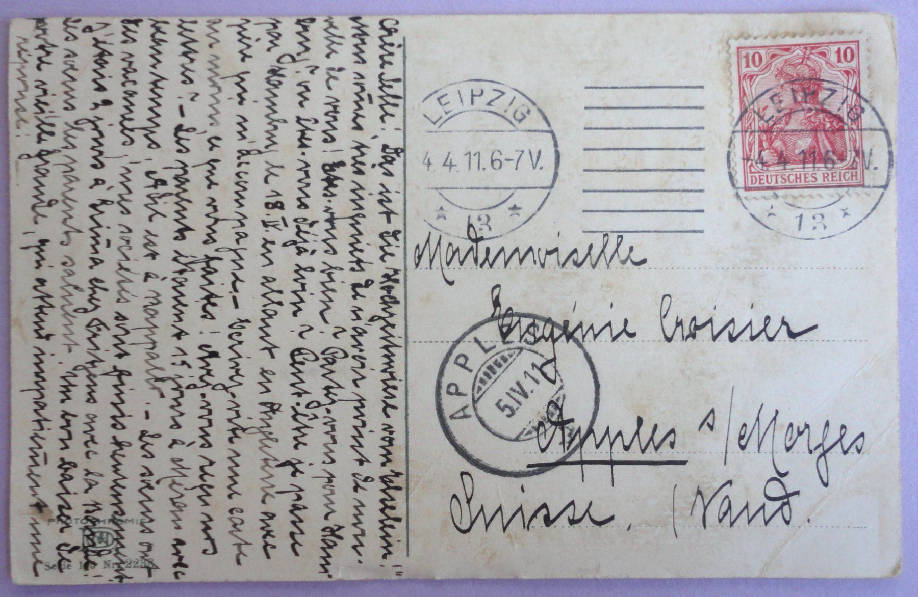 Cartes postales: Prairie au printemps – Défectueux à Fétigny par Billy2miny 1