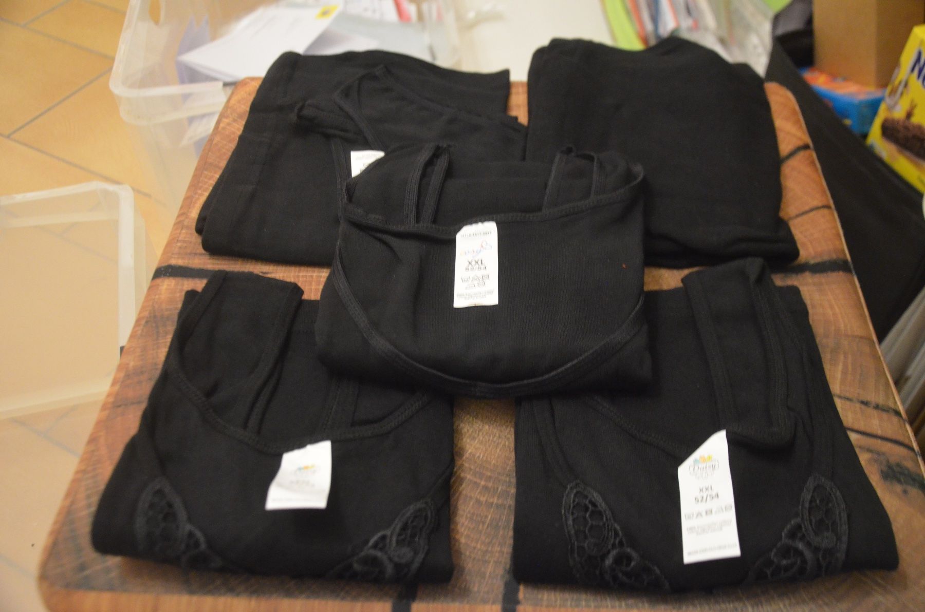 Altra biancheria intima: TAILLE 52-54 - 5 STUCK HEMD NEU – Nuovo e nell'imballaggio originale da Chiasso venduto da Dolly015