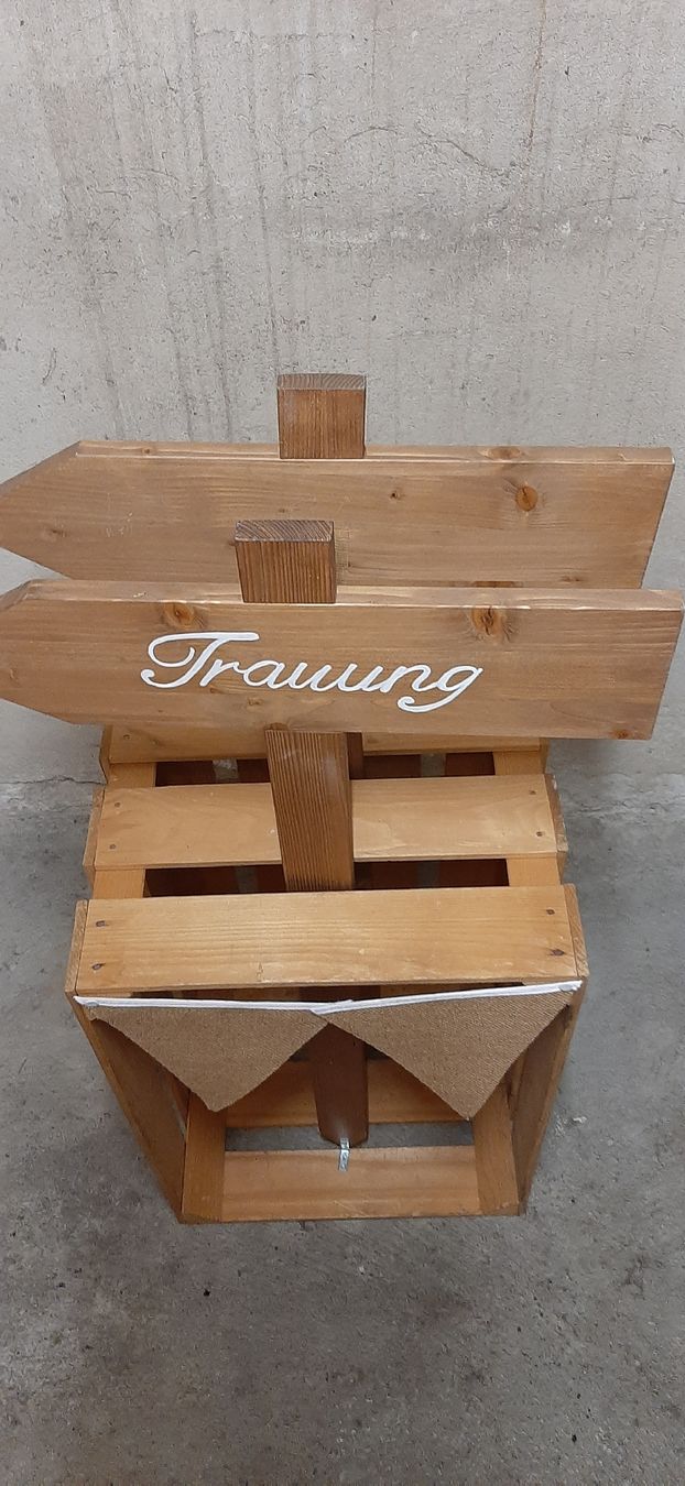 Schilder: Wegweiser "Trauung" / Hochzeit – Gebraucht aus Utzenstorf von green29 2
