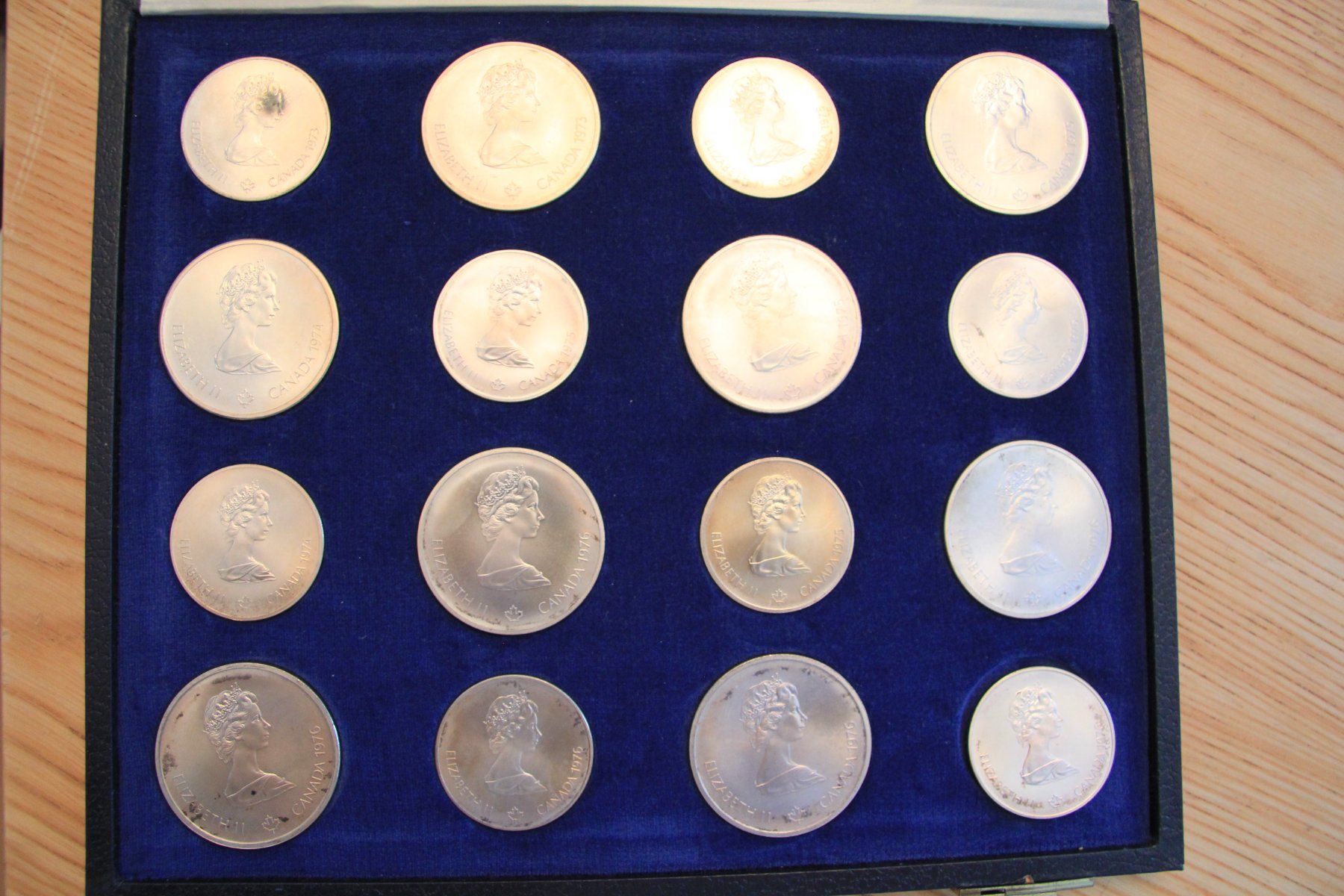 Tutti le monete: Canada Silbermünzen Olypiade 1973-1976 – Nuovo (secondo la descrizione) da Schlieren venduto da Sternstunde2 1