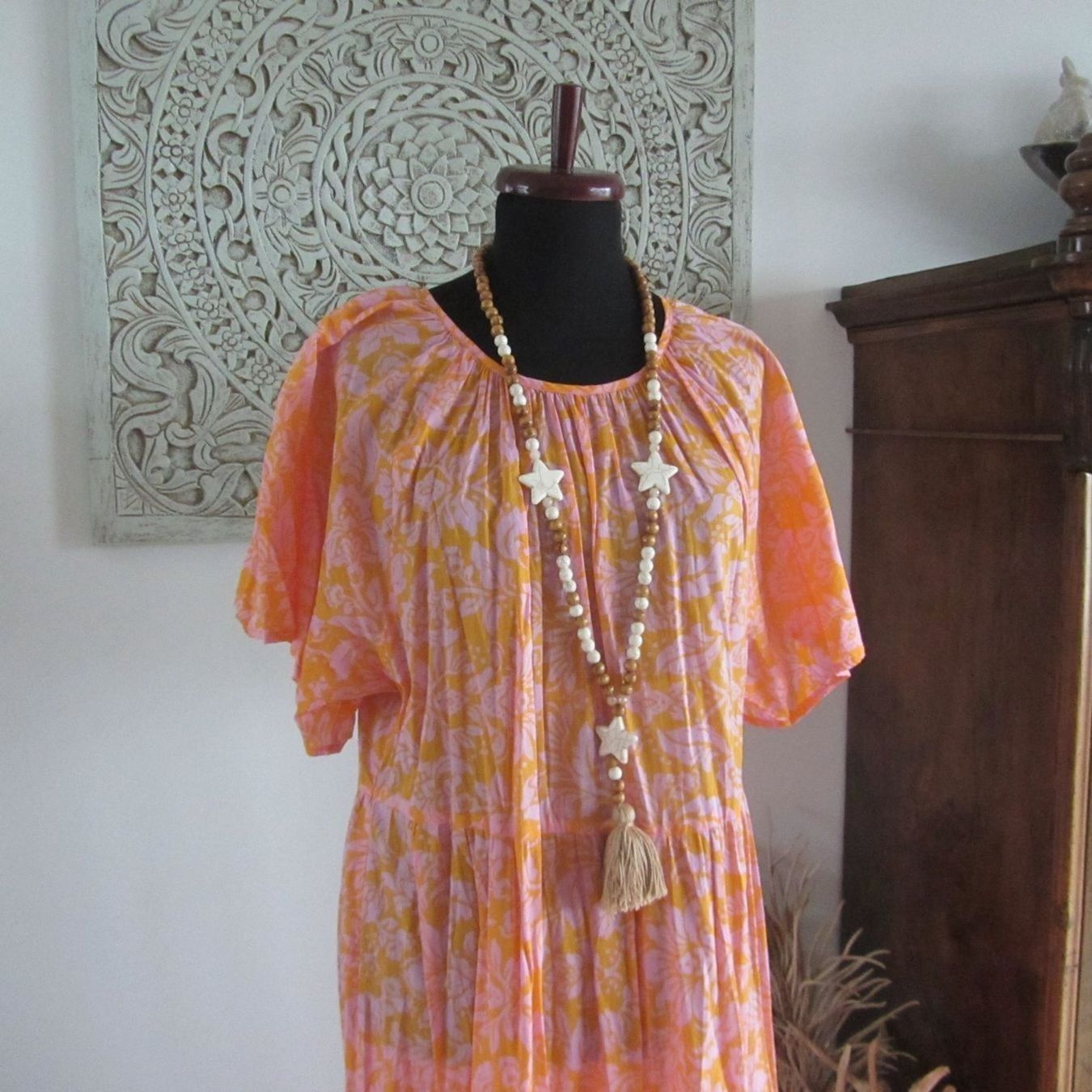 C&A Vestiti: Sommerkleid/Maxikleid, Gr.42, Baumwolle – Usato da Luzern venduto da Tavolna 2
