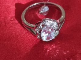 Bague en Argent 925 avec zircon cubique