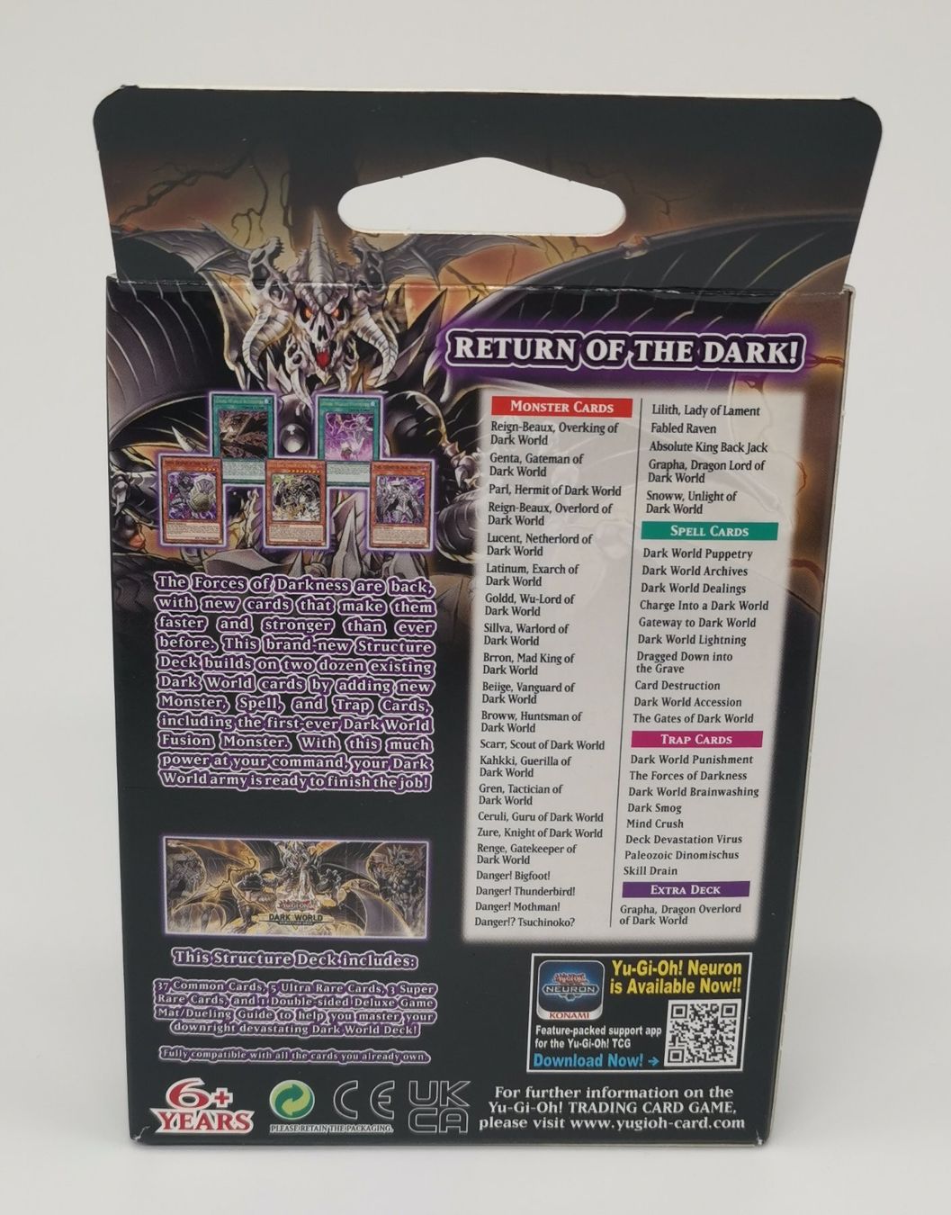 Cartoline: YuGiOh - Structure Deck: Dark World / EN – Nuovo e nell'imballaggio originale da Niederglatt ZH venduto da RetroBros 3