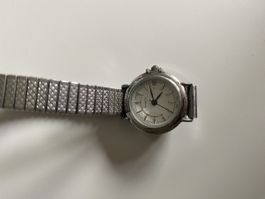 M-Watch Damen Uhr Silber Metallarmband