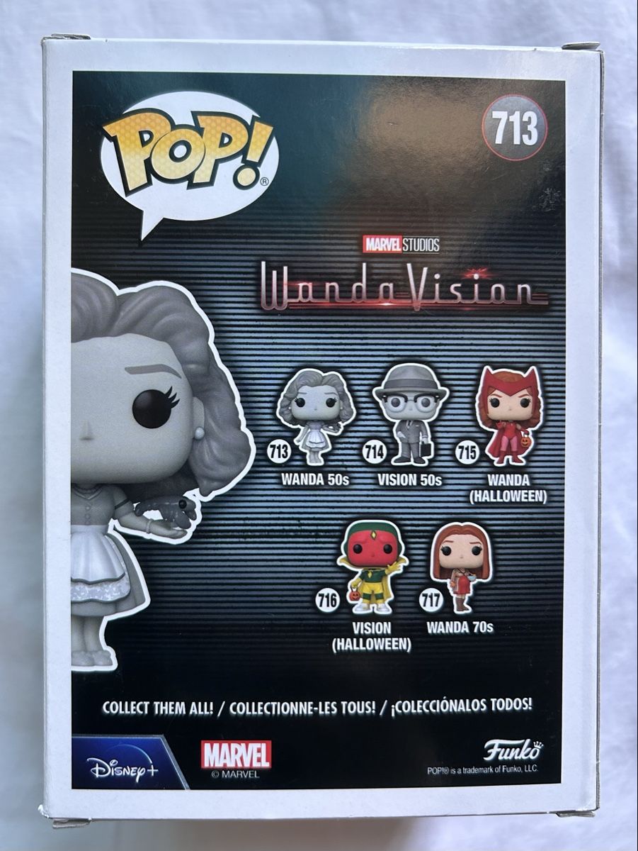Funko Statuette: Pop Funko Marvel WANDA 50s #713 – Usato da Prangins venduto da car_tv79 1