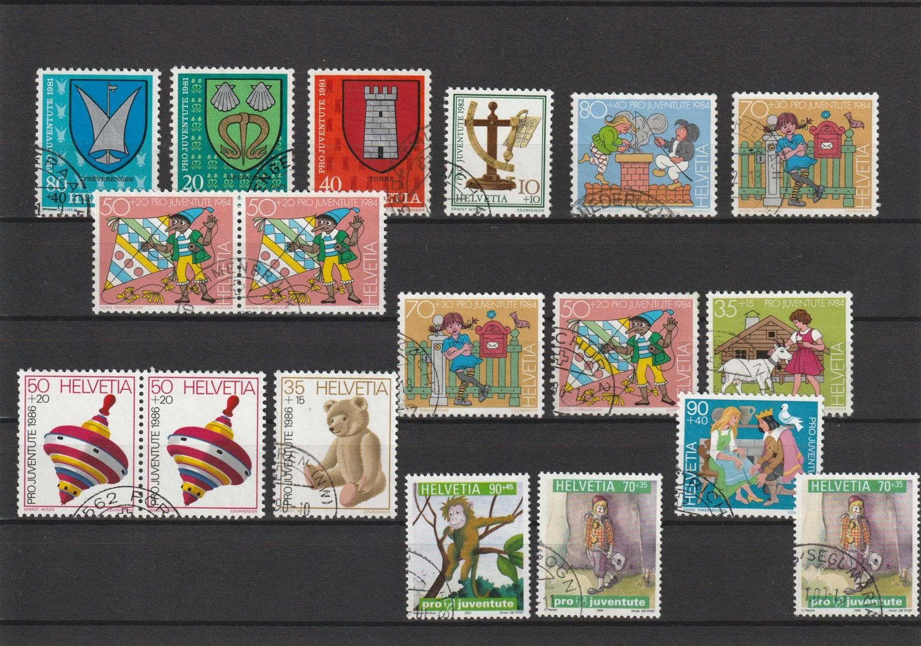 Tutti i francobolli: 1917-2001 diverse gestempelte Marken PJ – Usato da Spiez venduto da Crazyduck 6