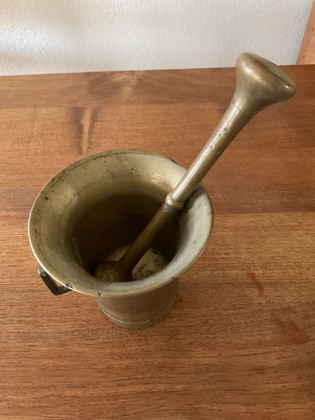Sonstiges für das Kochen & Backen: Mörser und Pistill aus Messing – Gebraucht aus Lostorf von Merlin63 2