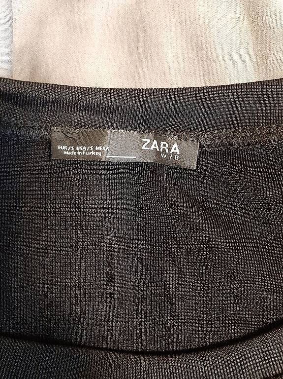 Zara T-shirt: Zara Polyester T-Shirt Gr. S Schwarz – Usato da Marthalen venduto da Jenny.Z 4