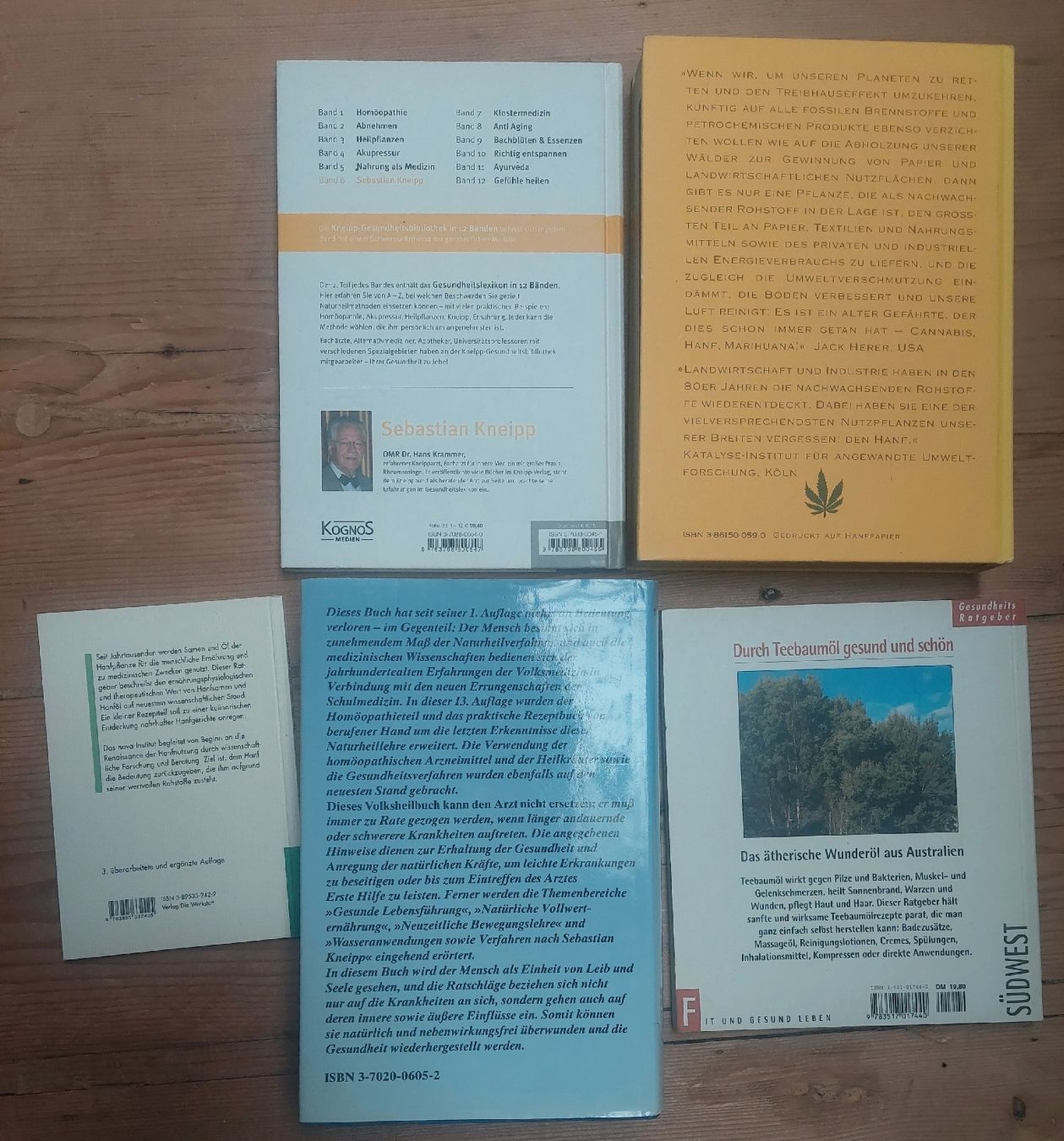 Libri: 5 Bücher über Volksheilkunde und Hanf – Usato da Zürich venduto da Cortin 1