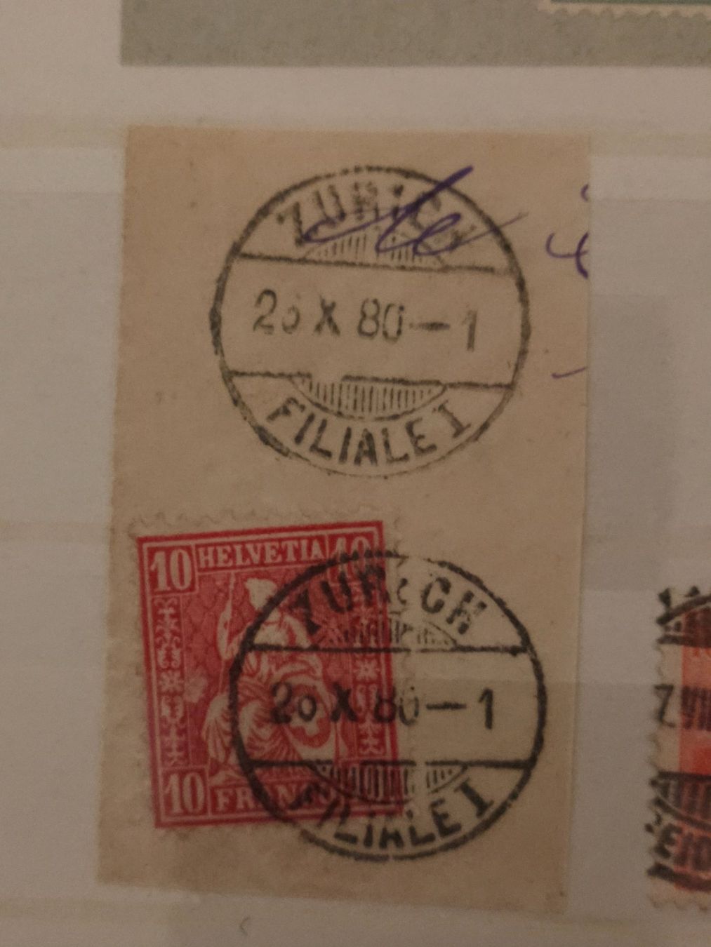 Tutti i francobolli: Briefmarken Schweiz, – Usato da matten b. interlaken venduto da jfran17 5