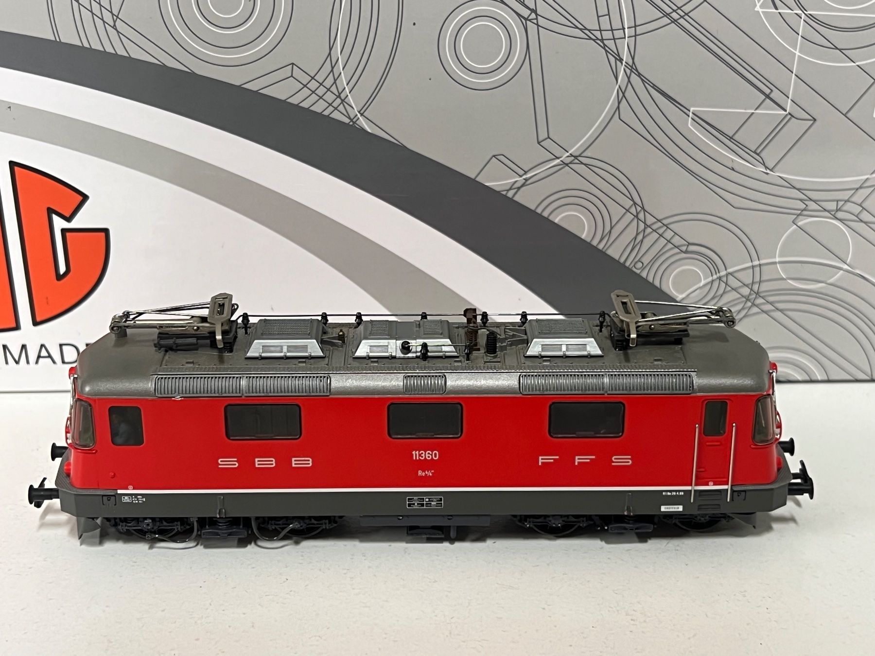 Hag Modellini di ferrovie: Hag Re 4/4 ll Rot H0 AC Analog – Usato da Geroldswil venduto da TopTrain54 1