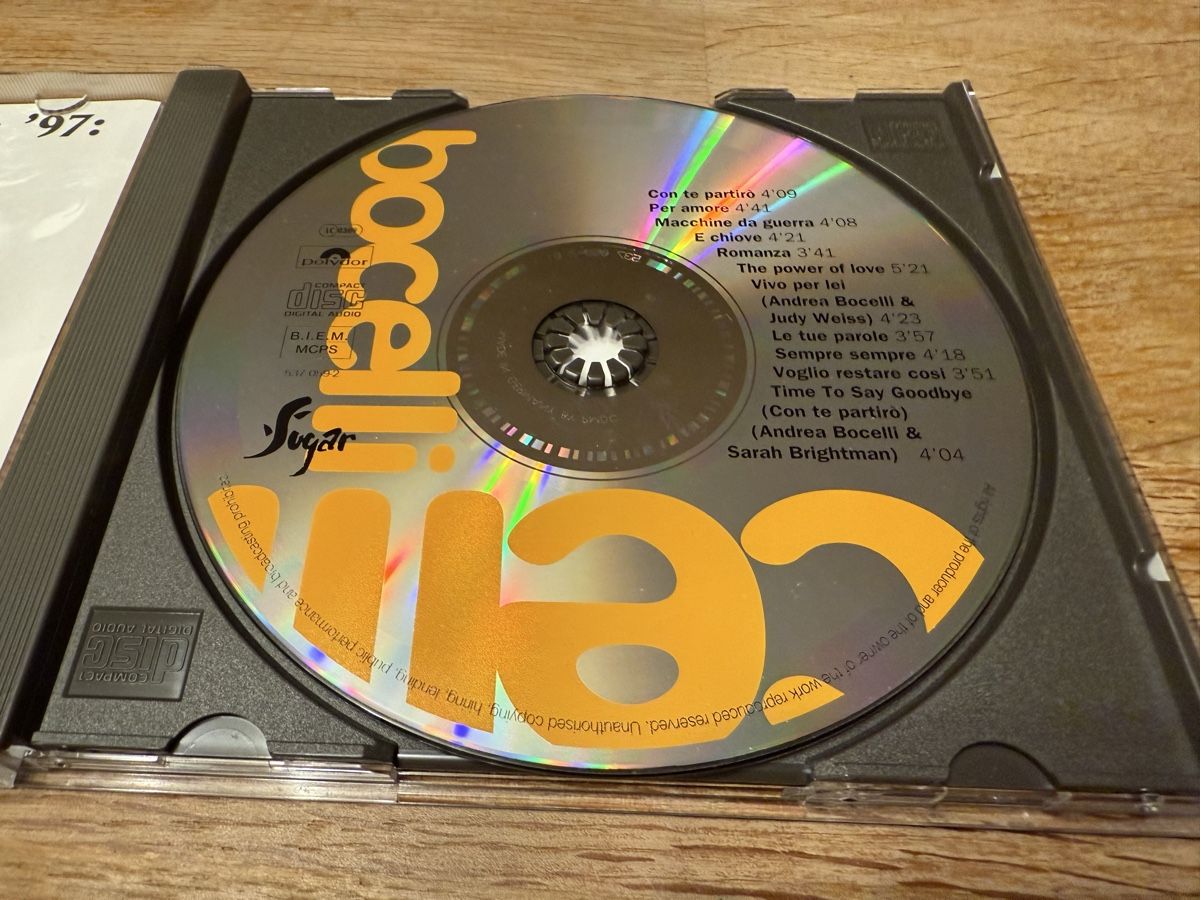 CD: Bocelli CD - Top Zustand! – Usato da Goldach venduto da Messerguru 3