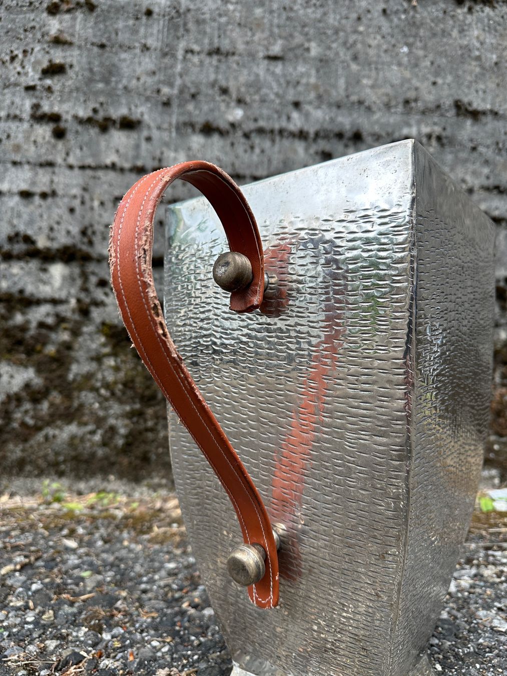 Altri mobili per ufficio: versilberter Vintage Schirmständer – Usato da Zürich venduto da frauflufelberg 4
