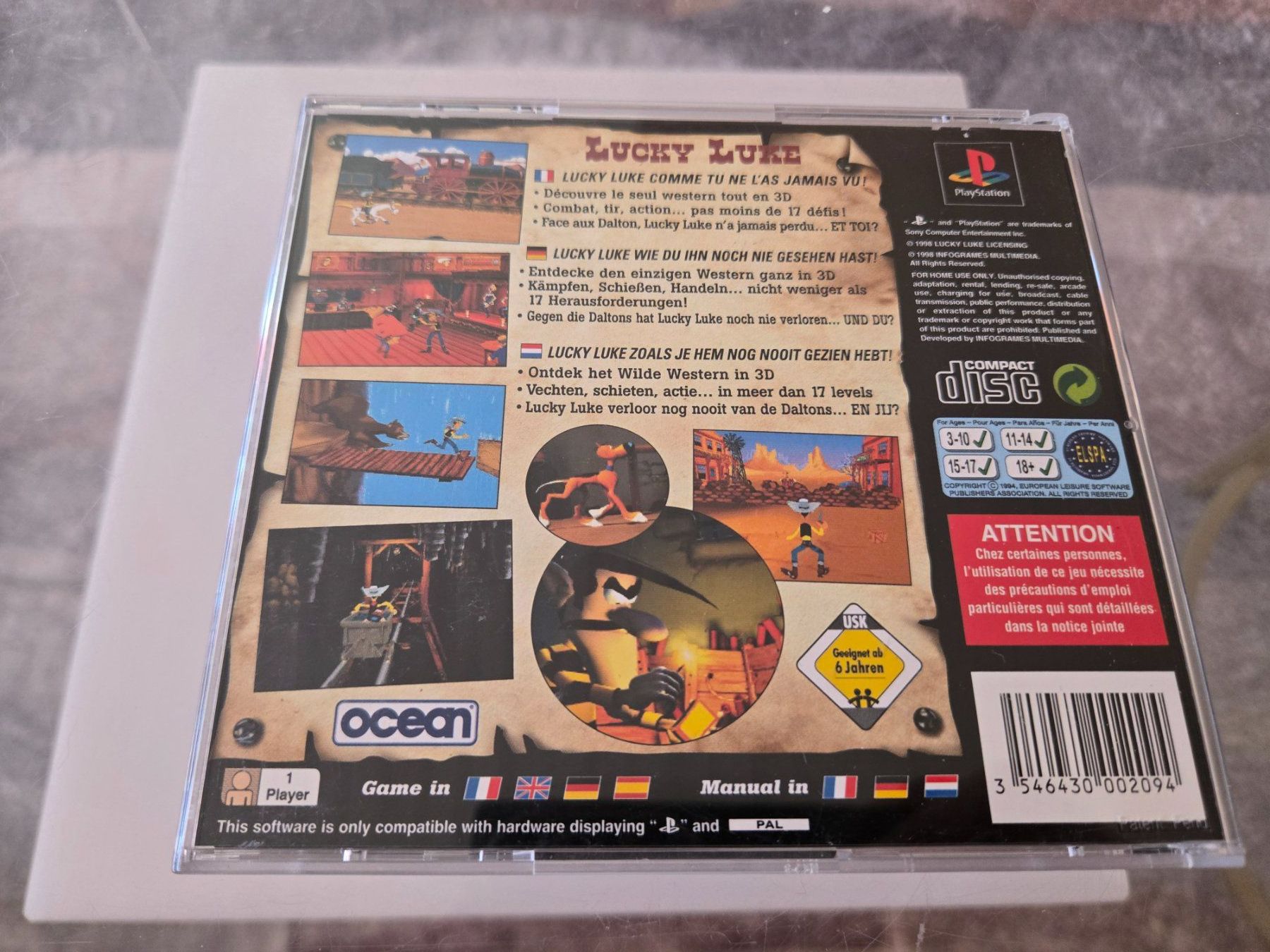 Giochi: Lucky Luke PS1 – Usato da Bussigny venduto da Kfdlt 1