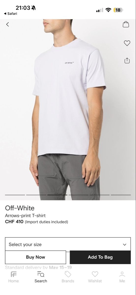 Off-White T-shirt: Off-White T-Shirt (Limited Edition) – Usato da Erlen venduto da Ale_TCG 4