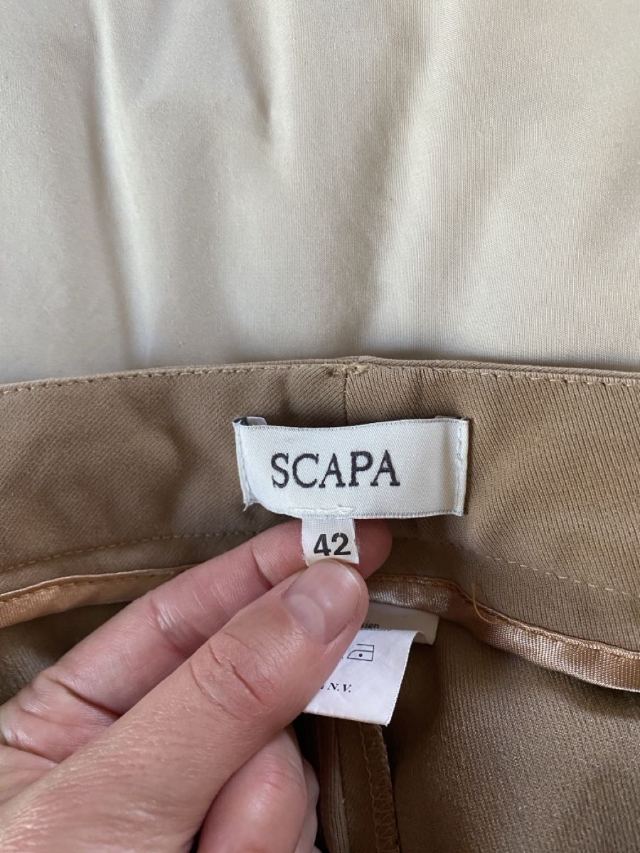 Scapa Pantaloni: SCAPA Beige Pants, Size 42, Excellent Condition – Usato da Reinach BL venduto da stutkir 1