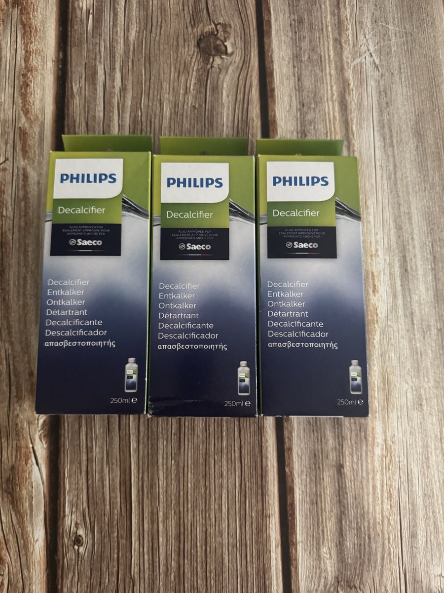 Philips Macchine per caffè & Macchine per espresso: 3x Philips Saeco Entkalker 250 ml original verpackt – Nuovo e nell'imballaggio originale da Frauenfeld venduto da gam_8k65