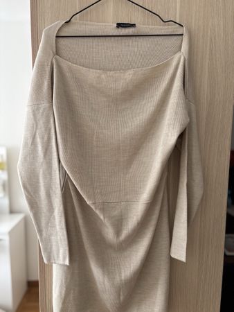 Trendiges Strickkleid von Trendyol in Beige, Grösse M