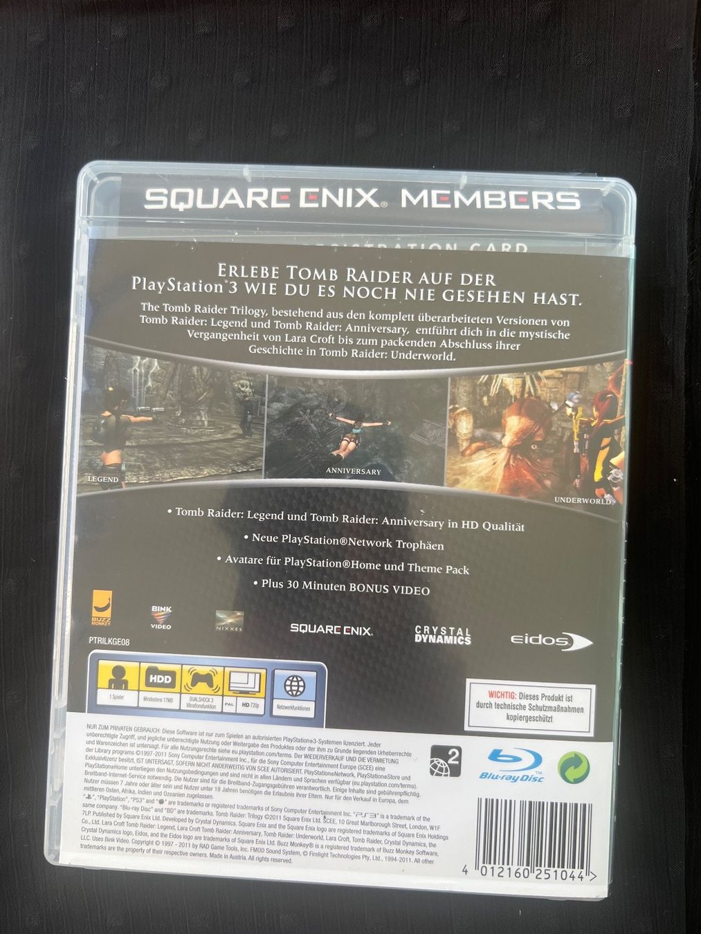 Sony Spiele: Tomb Raider Trilogy PS3 – Gebraucht aus st.gallen von  1