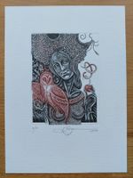 Exlibris Natalija Cernetsova - Original Radierung signiert