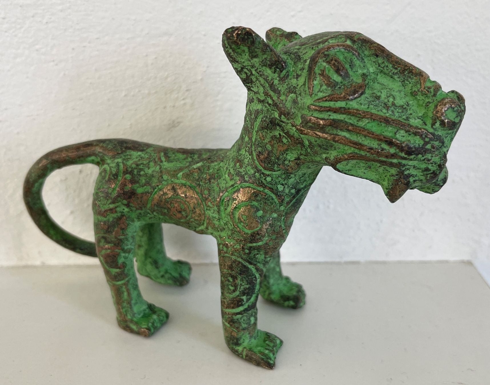 Sculture & Statue: feiner alter Leopard Bronze Benin Höhe 10 cm – Usato da Rüthi (Rheintal) venduto da Kunsthaus777 5