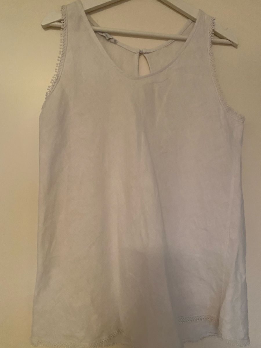 Top: Leinen Sommerbluse L/XL – Usato da Gümligen venduto da zeusone1