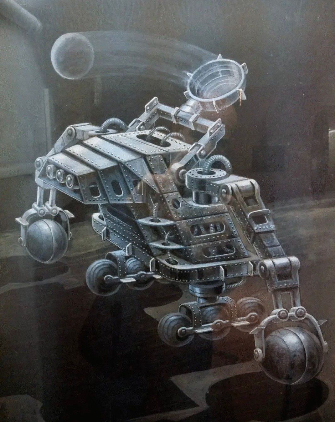 Dipinti: Carlo Rambaldi "Schöpfer von E.T" - Originalgemälde. 1983 – Usato da Ponte Tresa venduto da 11GalleriaAlterEgo11 7