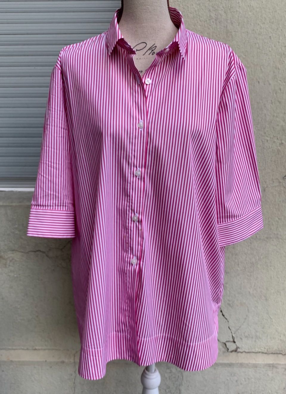 Camicette: Superbe blouse 75%coton ROSSANA DIVA rayée rouge/blanc t. – Nuovo (secondo la descrizione) da Martigny venduto da only__you 1