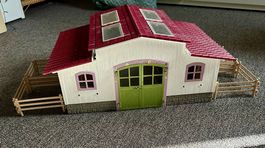 Schleich Pferdestall pink