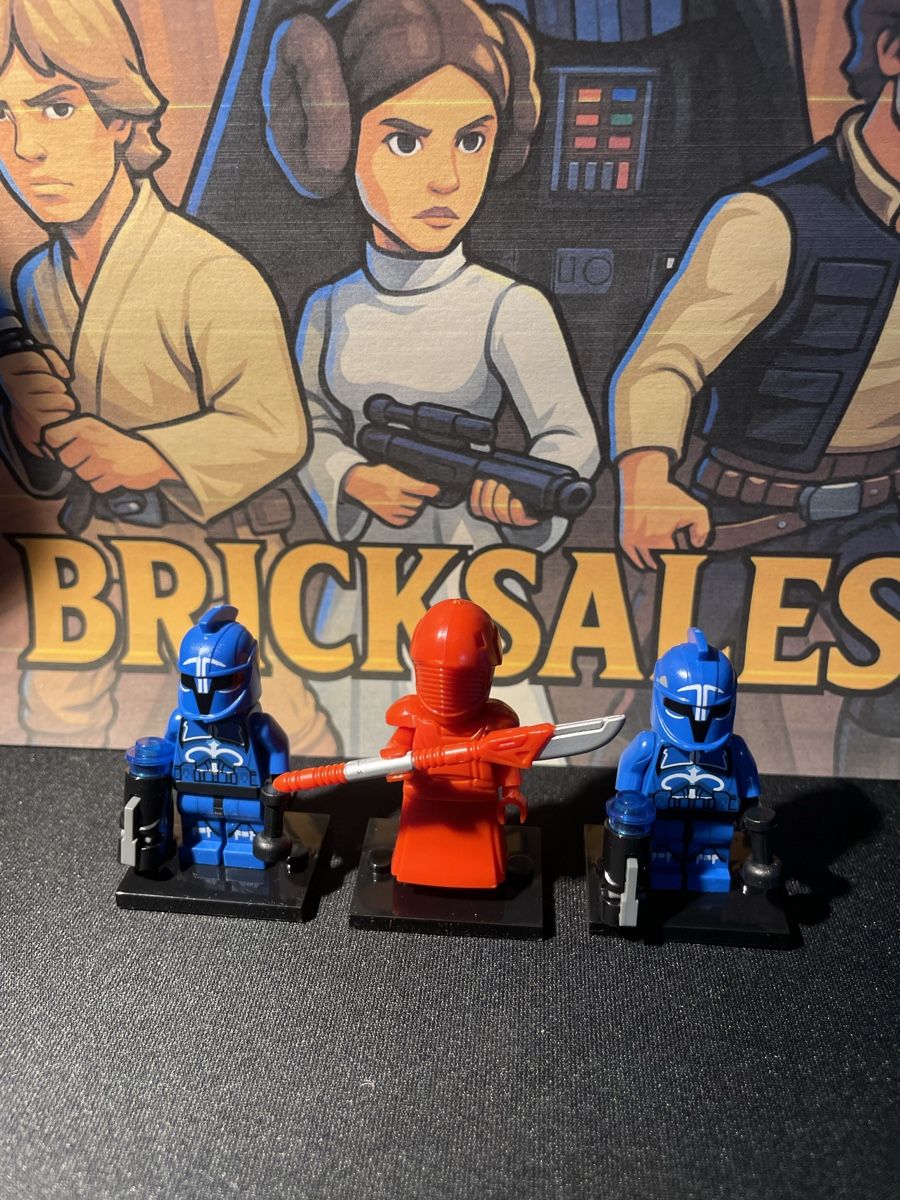 Star Wars Statuette: Star Wars Figur Red Guard Senate Captain Trooper Lego-Komp. – Nuovo (secondo la descrizione) da Zufikon venduto da BrickSales
