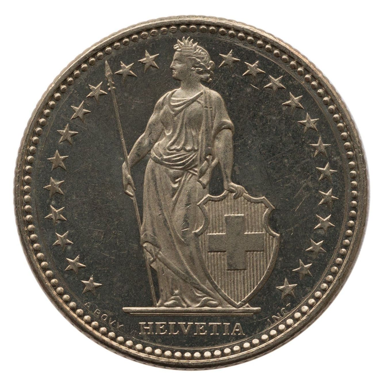 Tutti le monete: 1 Franken 1987 stgl – Usato da Rotkreuz venduto da Swiss-Coins