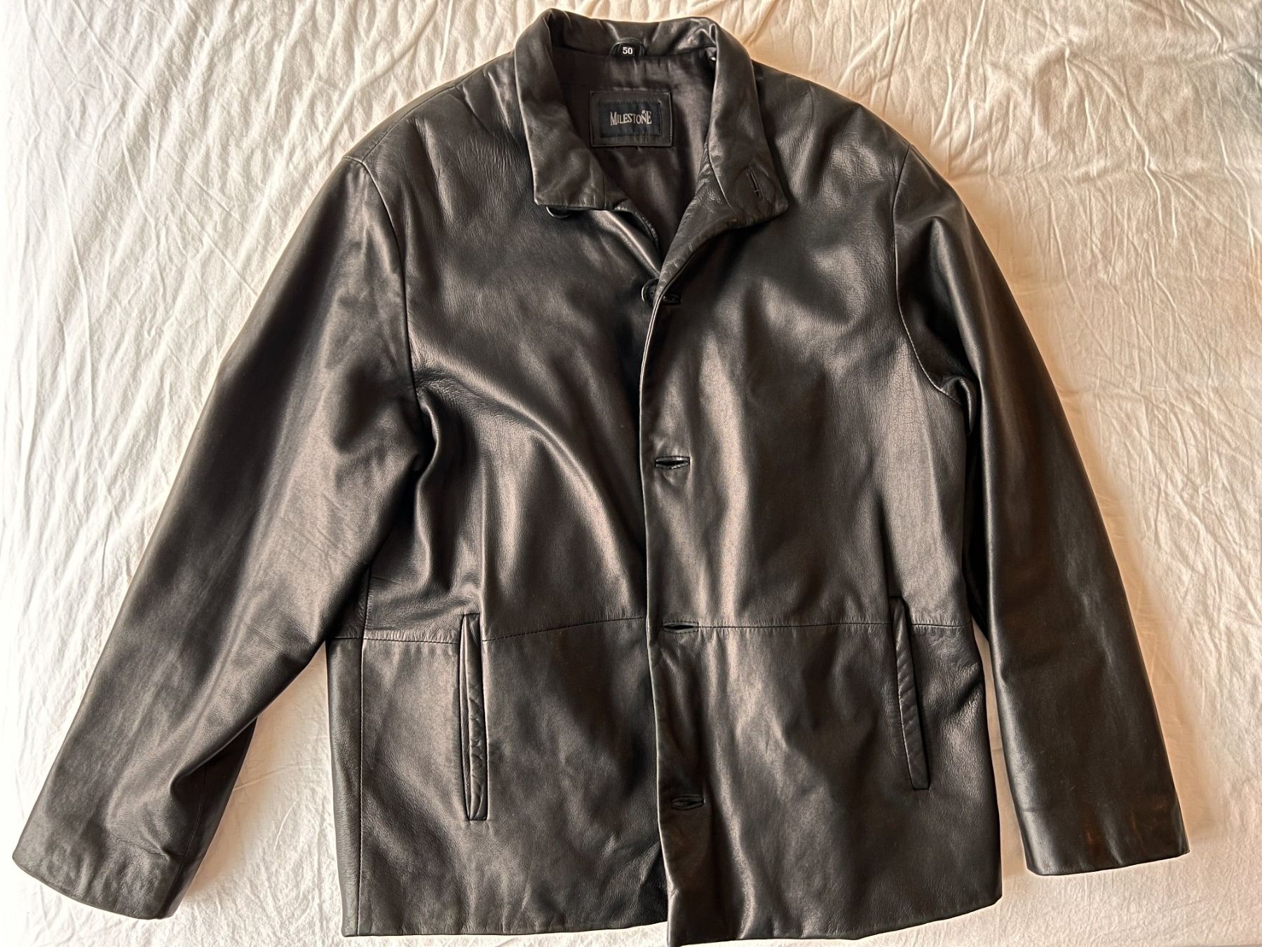 Giacche: Milestone men leather jacket/ Herren Lederjacke – Usato da Horw venduto da cyr_2jry
