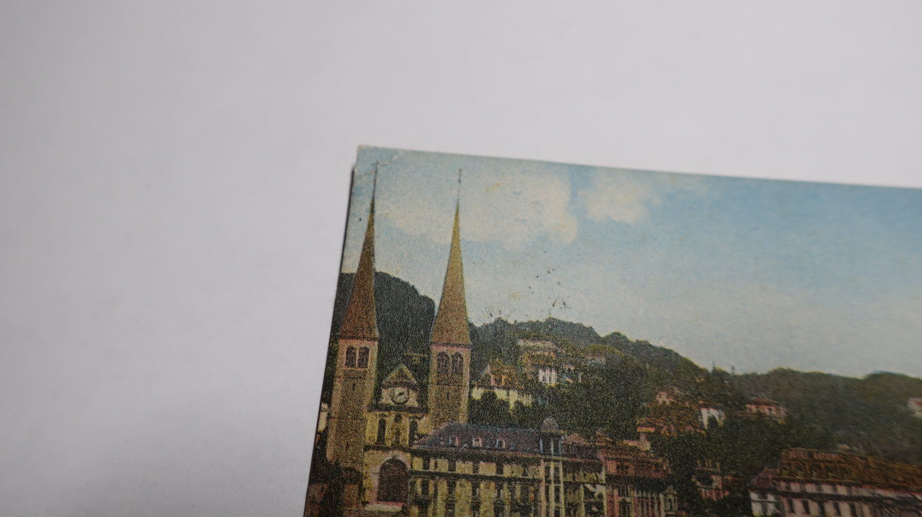 Cartoline postali: Luzern - Schweizerhofquai mit Rigi  1912 – Usato da Cormoret venduto da Pascalll2001 2