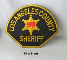 SHERIFF - Aufnäher - Aufbügler - Stickerei - 10x8cm
