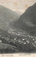 Faido (TI) – Veduta panoramica della località e della valle