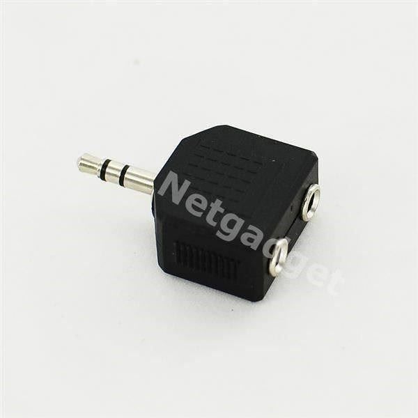Laufwerke & Adapter: Splitter Adapter 2 Jack 3.5mm - iPhone – Neu und originalverpackt aus Yverdon-les-Bains von Netgadget 2