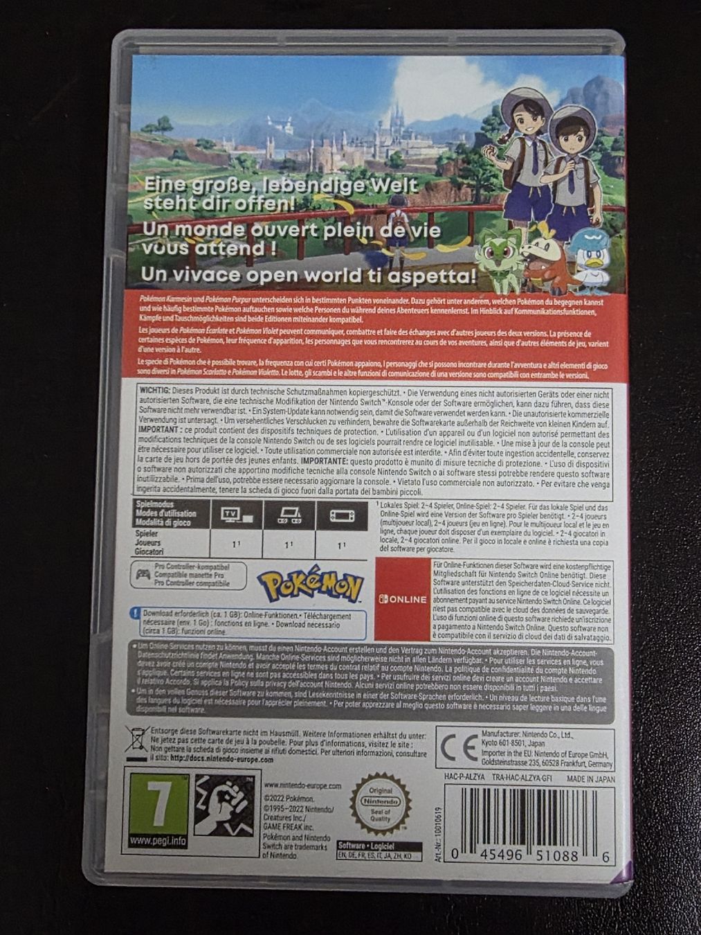 Pokémon Giochi: POKÉMON PURPUR | Nintendo Switch – Usato da Bellinzona venduto da egemon 1