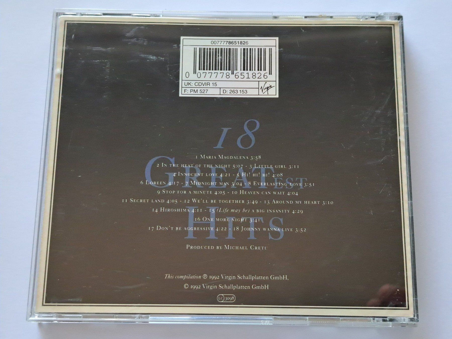 CD: Cd Sandra - 18 Great Hits  – Usato da Pully venduto da bro_n52j 1