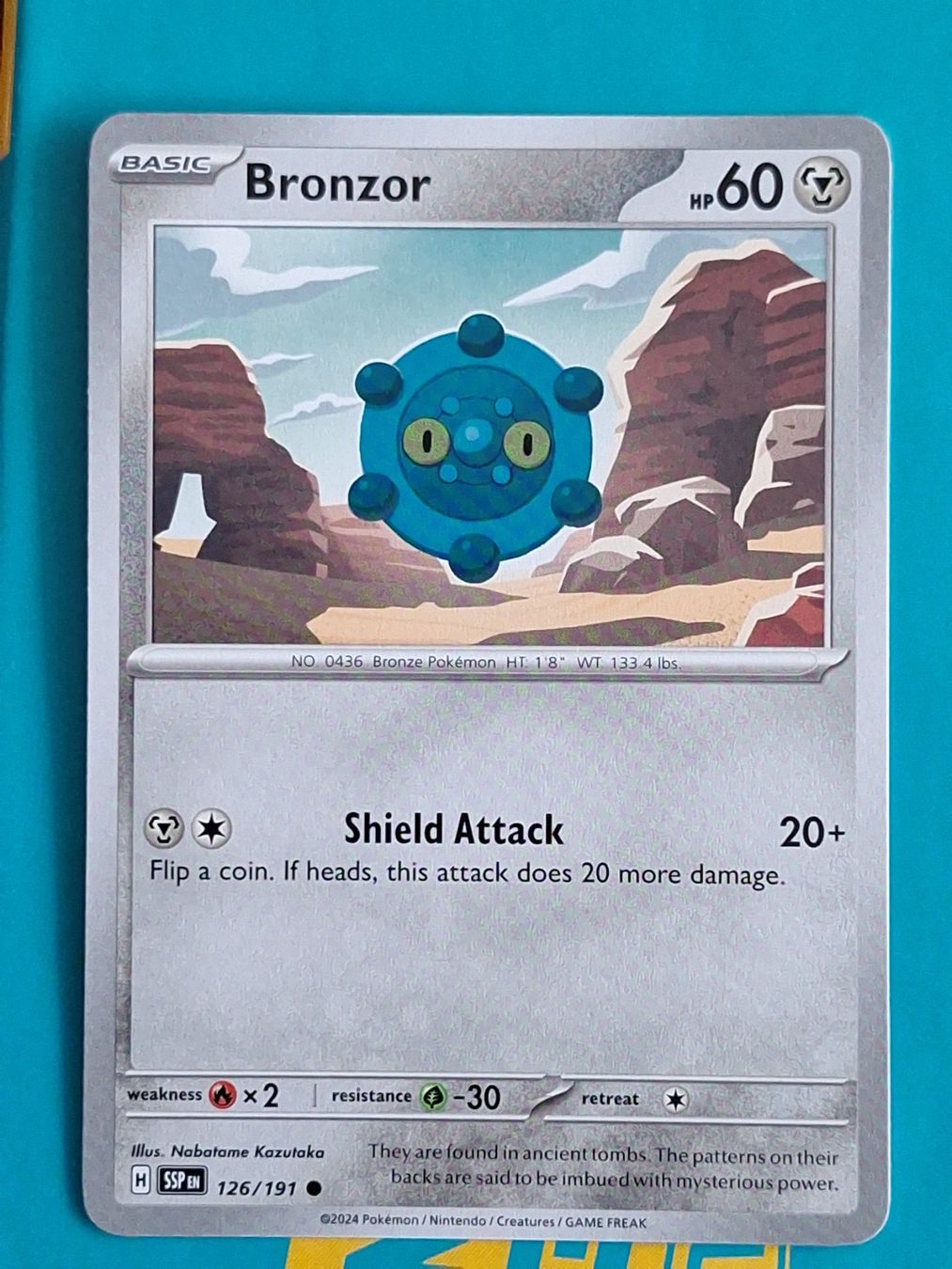 Pokémon Carte collezionabili: Bronzor - Pokemon Surging Sparks – Usato da Altstätten SG venduto da GGsGameshop