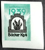 Soldatenmarke 2.WK, Bäcker Kp 4, geschn, Wi Bk 4-2