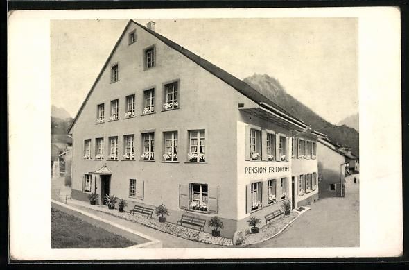 Cartoline postali: Eptingen /Baselland, Pension Friedheim,  – Usato da Berlin venduto da bartko-reher