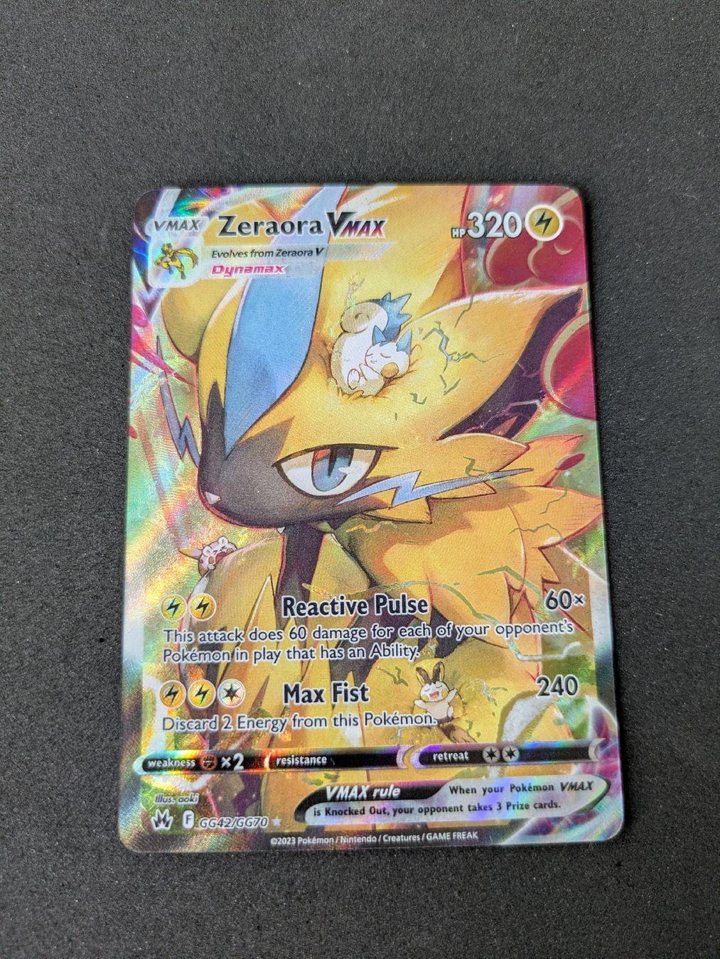 Pokémon Sammelbilder & Trading cards: Zeraora (Crown Zenith) – Neu (gemäss Beschreibung) aus Hochdorf von NoctisCaelum