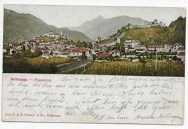 Panorama Bellinzona um 1905