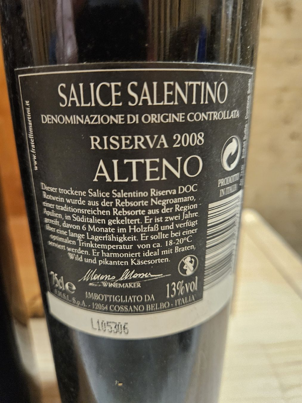 Vino: 3 Flaschen Wein Italien  – Nuovo e nell'imballaggio originale da Zofingen venduto da WouterSamwel 2