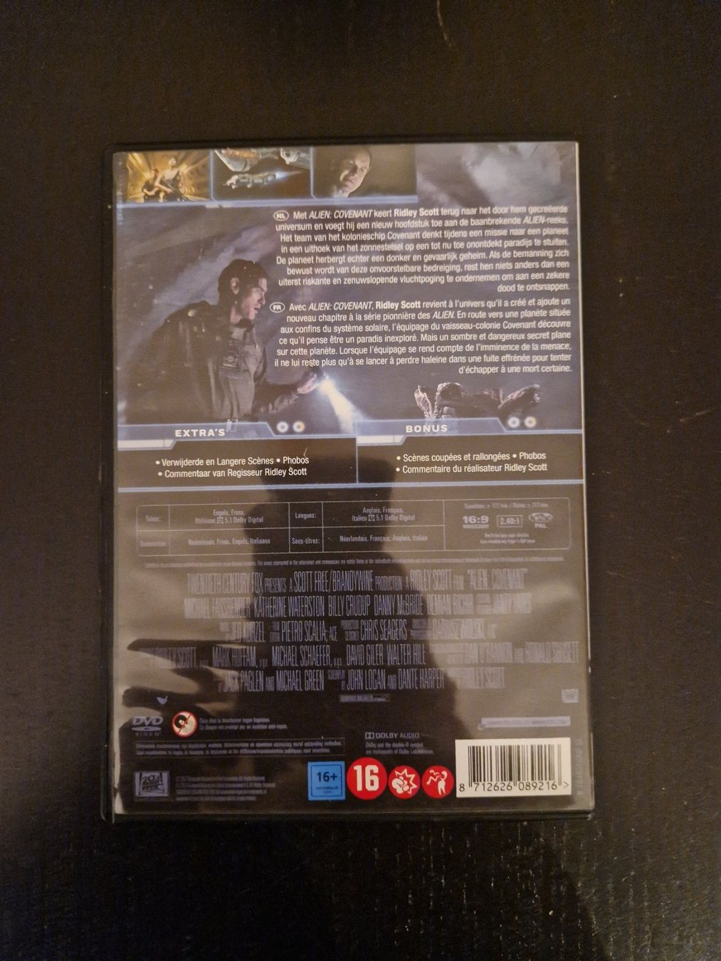 Alle DVDs: ALIEN - Covenant (FR / EN) – Gebraucht aus Riaz von  1